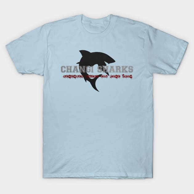 Changi Sharks T-Shirt by Ironmatter